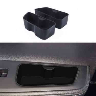 Imagem de Caixa organizadora de copo de carro compatível com Toyota Grand Highlander 2024 2025 silicone frontal ou traseiro fixo copo de água inferior bandeja de armazenamento acessórios de inserção interna