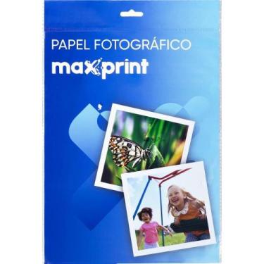 Imagem de Papel Fotográfico INKJET A4 GLOSSY 180G  Pacote com 10 Folhas - Maxpri