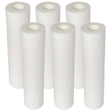 Imagem de Kit 6 Refil Polipropileno Filtro Cavalete, Caixa D`Água E