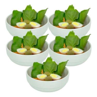 Imagem de Saladeiras Empilhaveis 5 Peças 12cm Melamina Gourmet Mix