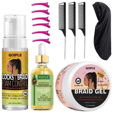 Imagem de Conjunto de gel e mousse para pentear Goiple Extra Hold + Hair Oil