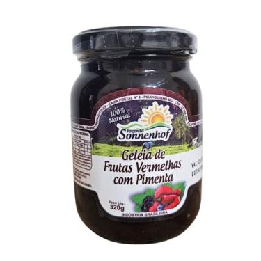 Imagem de Geleia Extra de Frutas Vermelhas com Pimenta - 320g - Fazenda Sonnenhof
