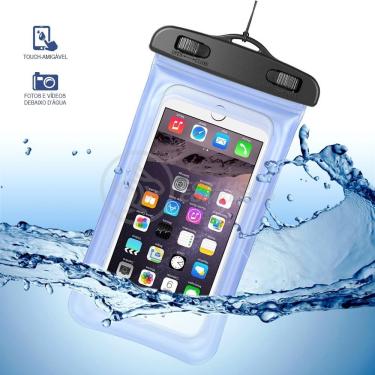 Imagem de Capa Bolsa A Prova Dágua Impermeável P/ Celular Preto