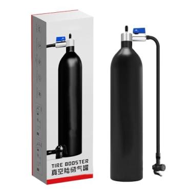 Imagem de Rrlihjgu Inflador De Pneus - Cilindro Pressurizador De Pneu A Vácuo,Bomba Portátil 200PSI Para Bicicletas De Montanha E Estrada Com Tecnologia De Compressão E Vácuo