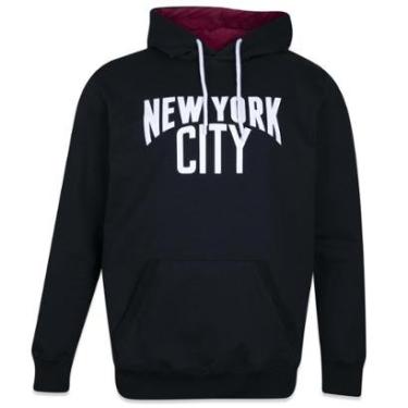 Imagem de MOLETOM CANGURU FECHADO NEW YORK CITY BACK TO SCHOOL PRETO NEW ERA-Masculino