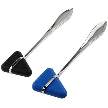 Imagem de E-outstanding Taylor Hammer 2 peças 18 mm Taylor Tomahawk Martelo reflexo com cabeça preta/azul para exame neurológico