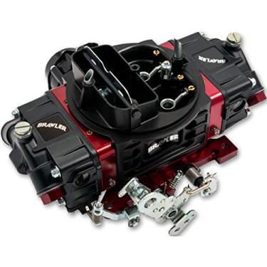 Imagem de Novo CARBURADOR DE RUA BRAWLER COM TECNOLOGIA DE COMBUSTÍVEL RÁPIDO, FINAL VERMELHO PRETO, SECUNDÁRIOS MECÂNICOS, 650 CFM, MODELO 4150, COMPATÍVEL COM GASOLINA