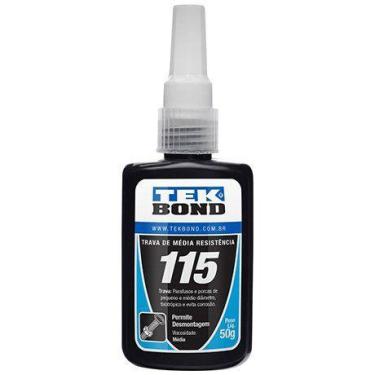 Imagem de Cola Adesivo Trava Parafusos Tek Bond Visc. Média 115 Azul 50 Grs., 2 