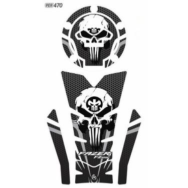 Imagem de Kit Adesivo Protetor De Tanque Fazer 250 E Bocal - Resitank