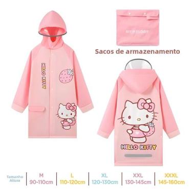 Imagem de Capa De Chuva Com Capuz Para Crianças, Jaqueta Poncho Confortável Para