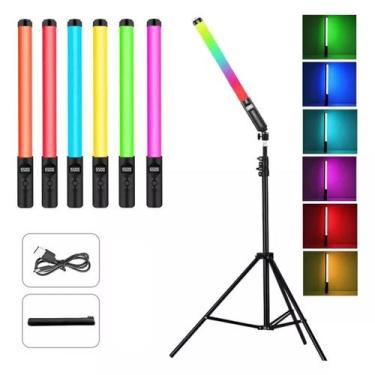 Imagem de Iluminador Bastão Led Rgb Para Fotografia Profissional - Lucacell