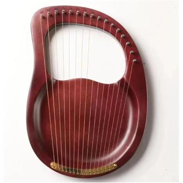 Imagem de Harpa Para Iniciantes Harpa 16 Cordas Harpa Folheada De Madeira Maciça Lira 16 Cordas Instrumento Musical Para Iniciantes Com Corda Sobressalente, 16 Khaki, One Size