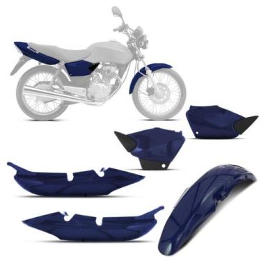 Imagem de Kit Carenagem Moto Honda Titan 2000 2001 2002 2003 2004 3 Peças Pro To