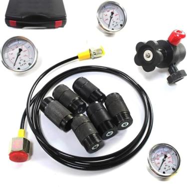 Imagem de Kit De Teste De Pressão De Nitrogênio, Sistema De Carregamento De Acumulador De Nitrogênio Hidráulico Kit De Teste De Pressão De Nitrogênio Hidráulico, Kit De Enchimento De Nitrogênio, Sist