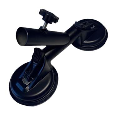 Imagem de IEUDNS Suporte de bandeira com ventosa para carro, trailer, suporte de bandeira, 13 polegadas de comprimento, multiuso, montagem simples, estrutura de metal, 45 Graus