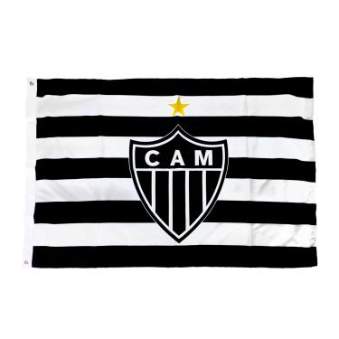 Imagem de BANDEIRA CLUBE ATLÉTICO MINEIRO 2 PANOS 0,90 X 1,30M