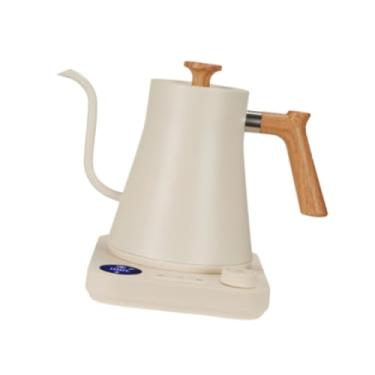 Imagem de AFXGUSD Chaleira Elétrica com Bico de Ganso para Preparar Café, Controle de Temperatura, Ideal para Chá E Bar, Branco