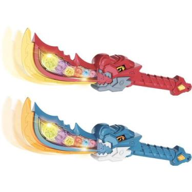 Imagem de Fantasia Acessório Espada Dino Power com LUZ, Som e Movimento - DM TOY