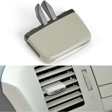 Imagem de Beige,Left,TPUIZUS 1 Pcs Clip Da Aba Da Grelha Da Saída Do Ar Condicionado Da Frente Do Carro para Previa 2004-2012 55650-28250 55670-28250