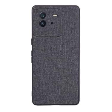 Imagem de Capas Compatível com OPPO Realme GT 6T,Design de padrão de tela,Pproteção completa de 360°,Pplástico macio,Proteção contra queda-Black
