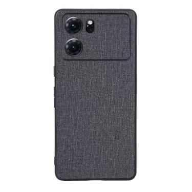 Imagem de Capas Compatível com OPPO K10 5G,Design de padrão de tela,Pproteção completa de 360°,Pplástico macio,Proteção contra queda-Black