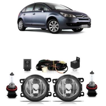 Imagem de Kit Par Farol Milha Auxiliar Par Lâmpada Halógena C4 2007 2008 2009 20