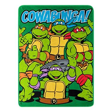Imagem de Northwest Cobertor de lã Nickelodeon Tartarugas Ninja, Cowabunga Dudes, 117 x 152 cm