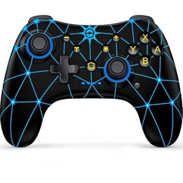 Imagem de NealGamefy Switch Controller Compatible with Switch/Switch Lite/Switch OLED/Windows/iOS/Android, Wireless Switch Pro Controller with Programmabele,Turbo,6-Axis Gyro,4-Speed Vibration