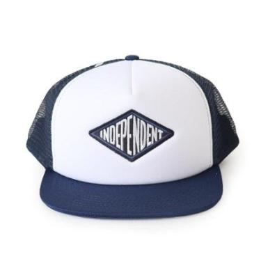 Imagem de Boné Independent Trucker Turn and Burn - Branco-Unissex