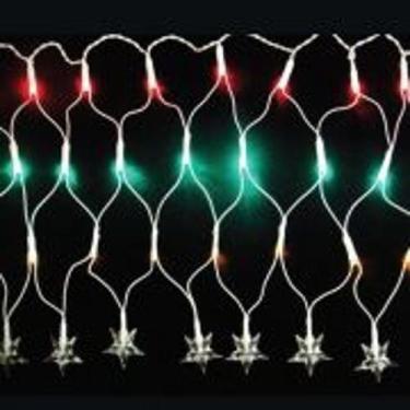 Imagem de Luz Natal Cascata LED Colorida 160 Lâmpadas - 6m x 48cm - Global