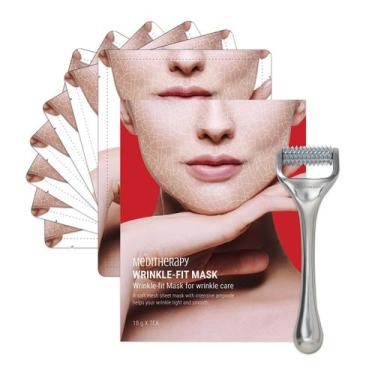 Imagem de Sheet Mask + Facial Roller Meditherapy Wrinkle-fit