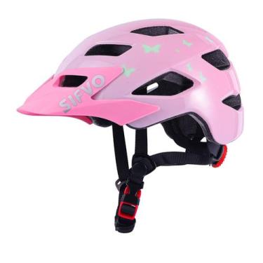 Imagem de Capacete de bicicleta infantil SIFVO Kids Boys Girls 5-14 anos rosa 50
