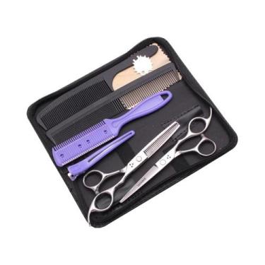 Imagem de Tesoura Profissional De Cabeleireiro 6.0 440C Ferramentas De Barbeiro 