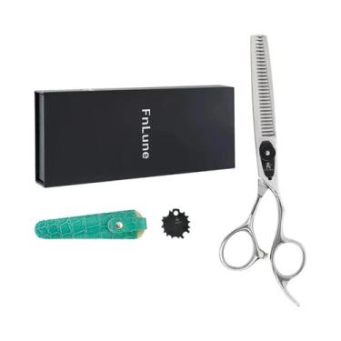 Imagem de Tesoura Profissional De Cabeleireiro 6.0 Fnlune Para Salão E Barbeiro,