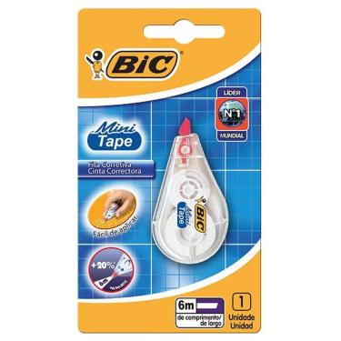 Imagem de Corretivo em fita Mini Tape 5mmx6 metros - com 1 unidade - Bic