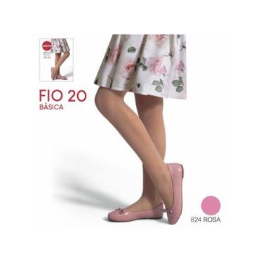 Imagem de Meia-Calça Selene 9600.001 Infantil Fio 20 Microfibra T. B/EG, M, 001,