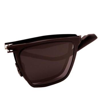 Imagem de Sarpu Tecz Óculos de sol aviador polarizado, leve, proteção UV400, dobrável, design de viagem para homens e mulheres, Cinza escuro, 54