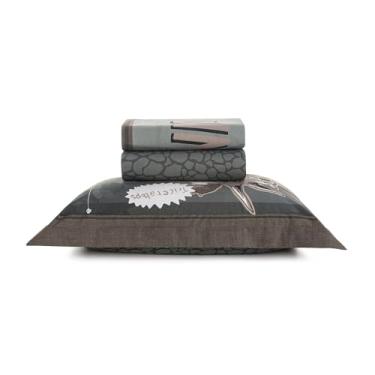 Imagem de Jogo de Lençol Solteiro Karsten Infantil Percal 200 fios 100% Algodão Estampado com Virol 3 peças (T-Rex)