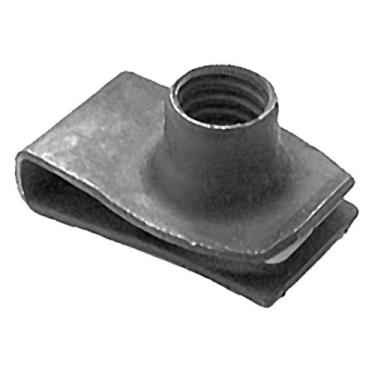 Imagem de BoltmanShop 5/16-18 Tamanho do parafuso, 5/8 Centro do orifício até a borda, Porca U extrudada (50 unidades)