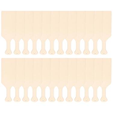 Imagem de Mini tábua de corte de madeira com alça retangular de madeira inacabada, tábuas de charcutaria, raquete em branco, pequena tábua de cortar para o Dia de Ação de Graças, Natal, faça você mesmo, cozinha