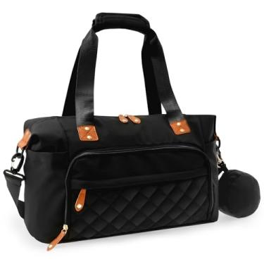 Imagem de FALESOUL Bolsa de fraldas, bolsa de fraldas para bebês com estojo de chupeta, bolsa de viagem à prova d'água de grande capacidade para mamãe e papai