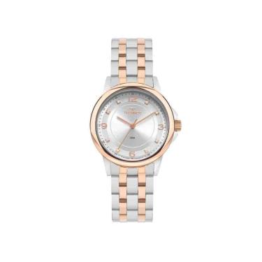 Imagem de Relógio Technos Boutique Prata E Rosê Feminino 2035Mxn/1K