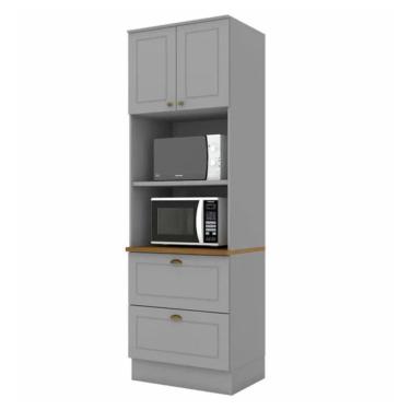 Imagem de Paneleiro Duplo Americana 2 Portas 2 Gavetas Henn