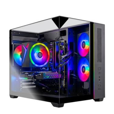 Imagem de Skytech Gaming Crystal Desktop PC, Ryzen 5 5500 3,6 GHz (4,2GHz), NVIDIA RTX 3050 6GB, 1TB NVMe SSD, 16GB DDR4 RAM 3200, 650W Gold PSU, Wi-Fi, Win 11