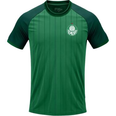 Imagem de CAMISETA JUVENIL PALMEIRAS LINE, VERDE, 10