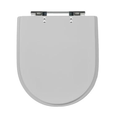 Imagem de Assento Sanitário Carrara Deca Poliéster Cinza Real Sicmol