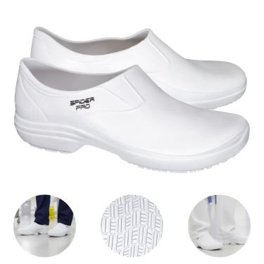Imagem de Sapato Antiderrapante Profissional Spider Pro Enfermagem Hospitalar Limpeza Monseg