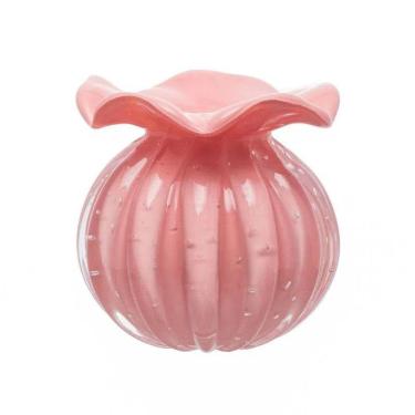 Imagem de Vaso Trouxinha Cristal Murano Rosa Candy Love PP