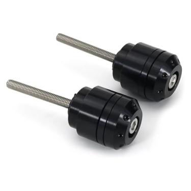 Imagem de BYYINGSUS Tampões de tampa de extremidade de barra compatíveis com CBR1100XX VFR800 VFR1200F VTR1000 RC51 CB1000R CB300R CB125R CB650F NC750S (estilo A preto)