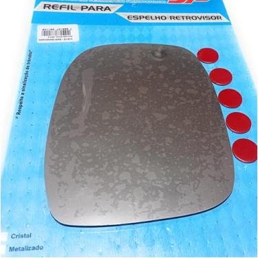 Imagem de Lente de Vidro para Retrovisor Honda Civic 2012-2016, Metalizado, Lado Direito Passageiro, 17x11cm, Sem Base
